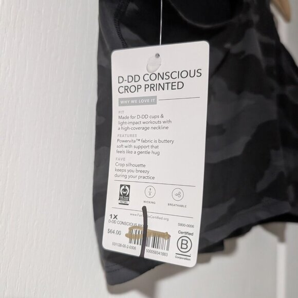 Athleta | Conscious Crop In Camo (D-DD Cup) - Picture 16 of 16